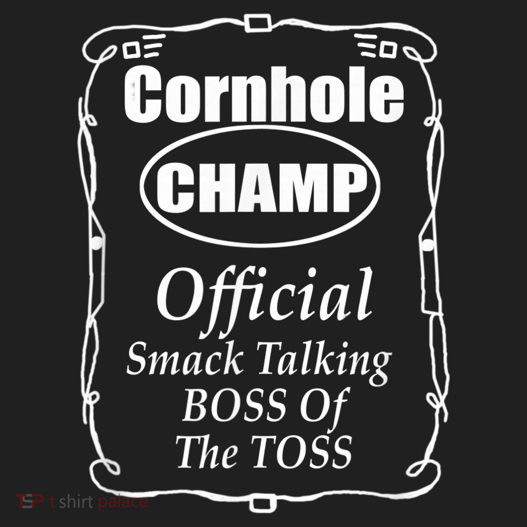 Cornhole Champion Boss of the Toss Cornhole Golf Towel