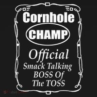Cornhole Champion Boss of the Toss Cornhole Kids T-Shirt thumb 4