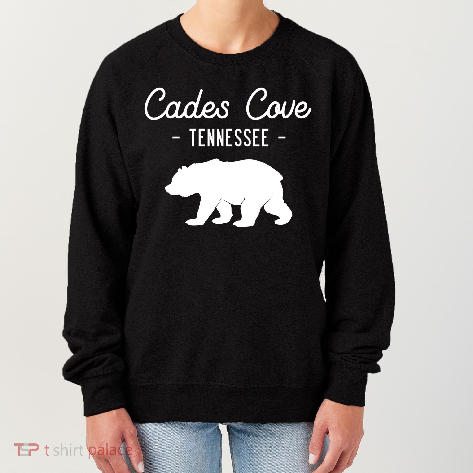 Cades Cove Bear Retro Tennessee Great Smoky Mountains Meaningful Gift Women's Sweatshirt