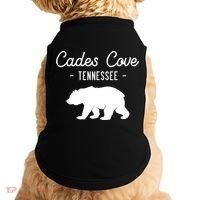 Cades Cove Bear Retro Tennessee Great Smoky Mountains Meaningful Gift Doggie Tank thumb 0