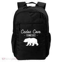 Cades Cove Bear Retro Tennessee Great Smoky Mountains Meaningful Gift Backpack thumb 0
