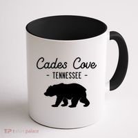 Cades Cove Bear Retro Tennessee Great Smoky Mountains Meaningful Gift Coffee Mug thumb 1