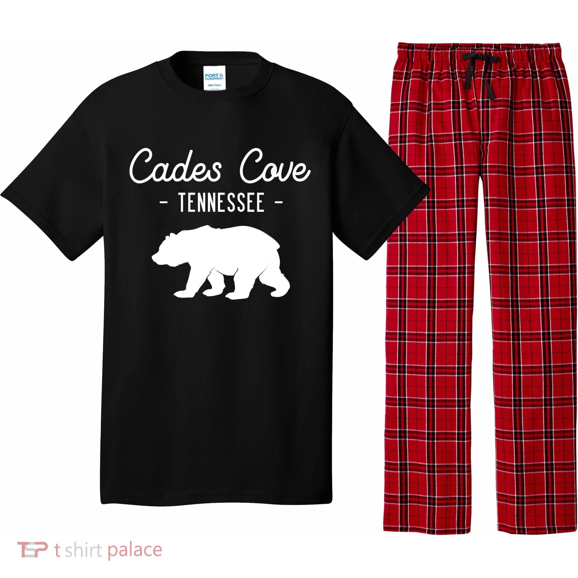 Cades Cove Bear Retro Tennessee Great Smoky Mountains Meaningful Gift Pajama Set