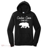 Cades Cove Bear Retro Tennessee Great Smoky Mountains Meaningful Gift Women's Hoodie thumb 0