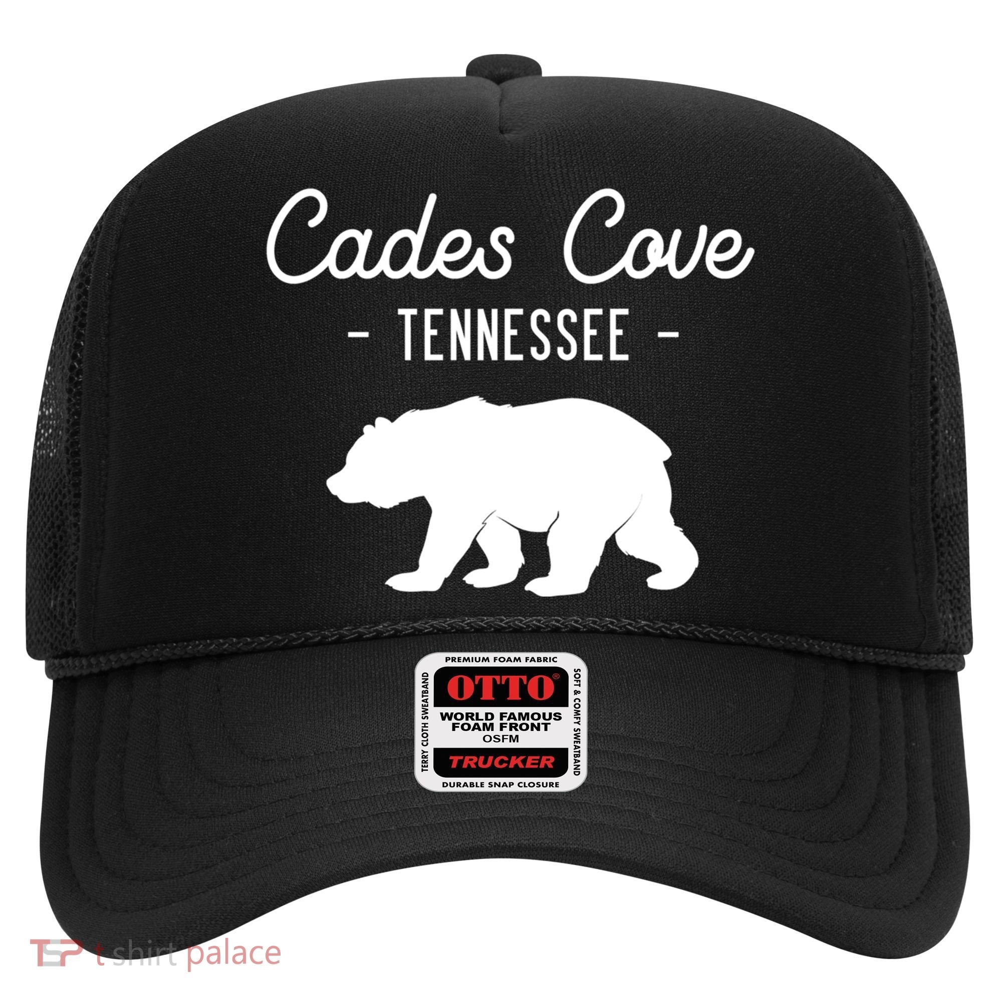 Cades Cove Bear Retro Tennessee Great Smoky Mountains Meaningful Gift Hat
