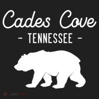 Cades Cove Bear Retro Tennessee Great Smoky Mountains Meaningful Gift Golf Towel thumb 3