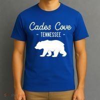 Cades Cove Bear Retro Tennessee Great Smoky Mountains Meaningful Gift T-Shirt thumb 3