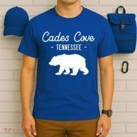 Cades Cove Bear Retro Tennessee Great Smoky Mountains Meaningful Gift T-Shirt thumb 6