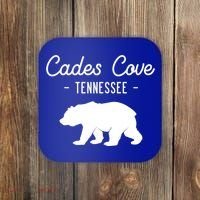 Cades Cove Bear Retro Tennessee Great Smoky Mountains Meaningful Gift Coaster thumb 0