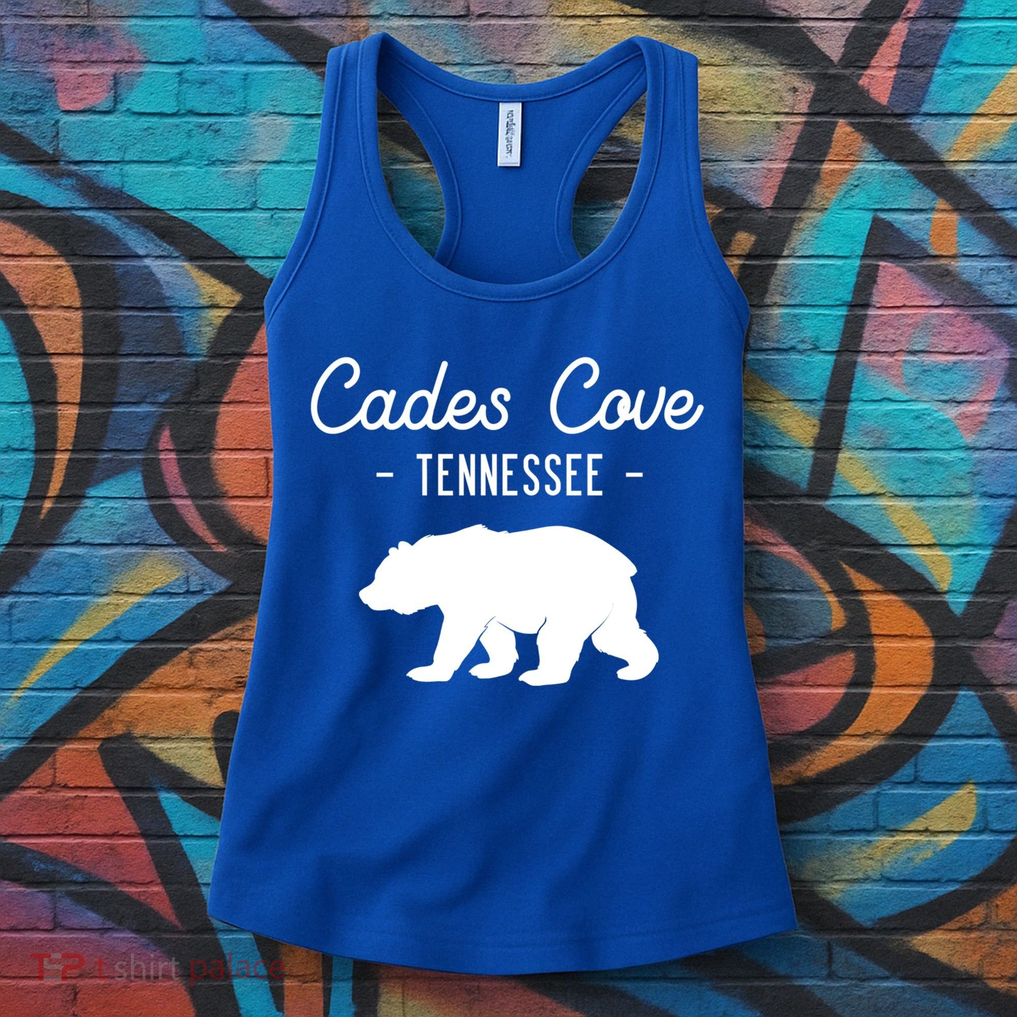 Cades Cove Bear Retro Tennessee Great Smoky Mountains Meaningful Gift Women's Tank Top