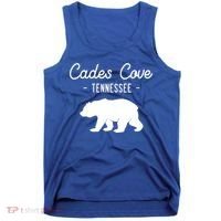 Cades Cove Bear Retro Tennessee Great Smoky Mountains Meaningful Gift Tank Top thumb 0