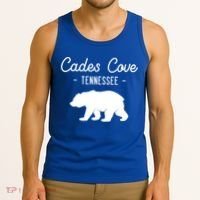 Cades Cove Bear Retro Tennessee Great Smoky Mountains Meaningful Gift Tank Top thumb 3