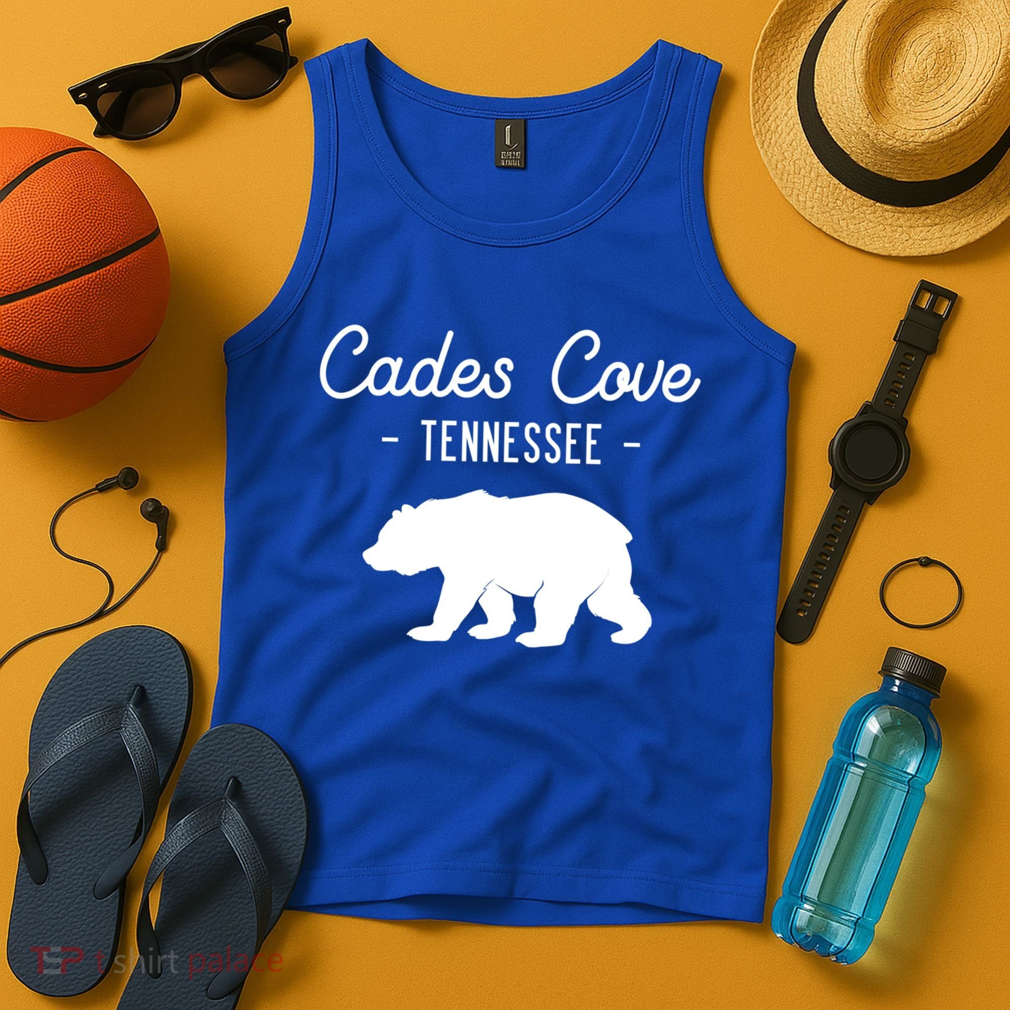 Cades Cove Bear Retro Tennessee Great Smoky Mountains Meaningful Gift Tank Top