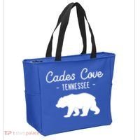 Cades Cove Bear Retro Tennessee Great Smoky Mountains Meaningful Gift Tote Bag thumb 2