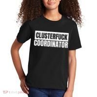 Clusterfuck Coordinator Boss Manager Dads Moms Funny Chaos Kids T-Shirt thumb 2