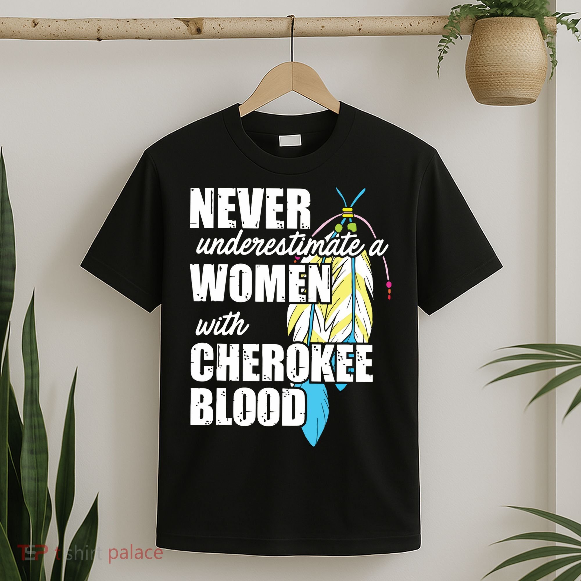 Cool Cherokee Blood Women Funny Native American Gift For Her T-Shirt