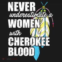 Cool Cherokee Blood Women Funny Native American Gift For Her Women's Hoodie thumb 2