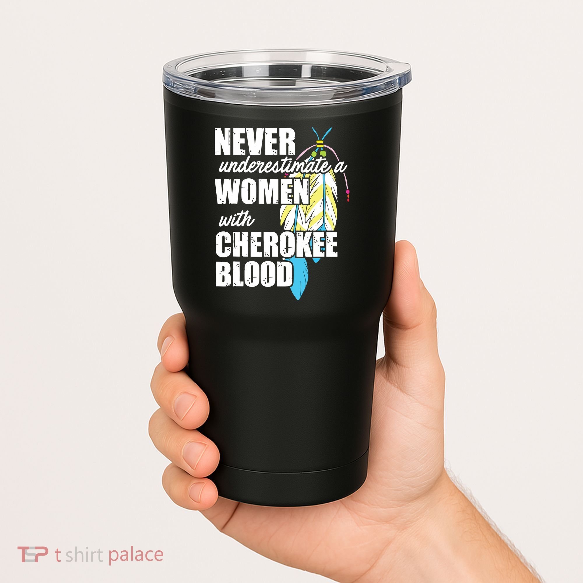 Cool Cherokee Blood Women Funny Native American Gift For Her Tumbler