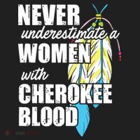 Cool Cherokee Blood Women Funny Native American Gift For Her Tumbler thumb 3