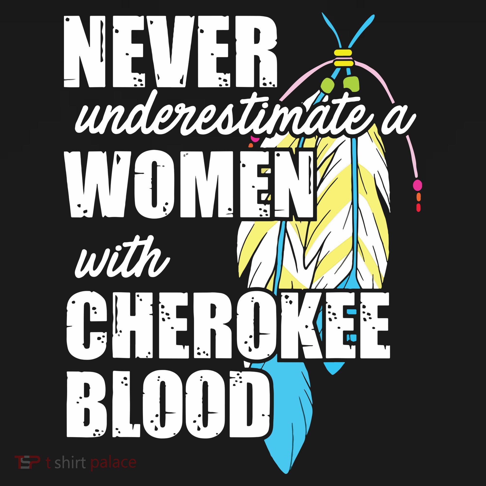 Cool Cherokee Blood Women Funny Native American Gift For Her Women's Tank Top