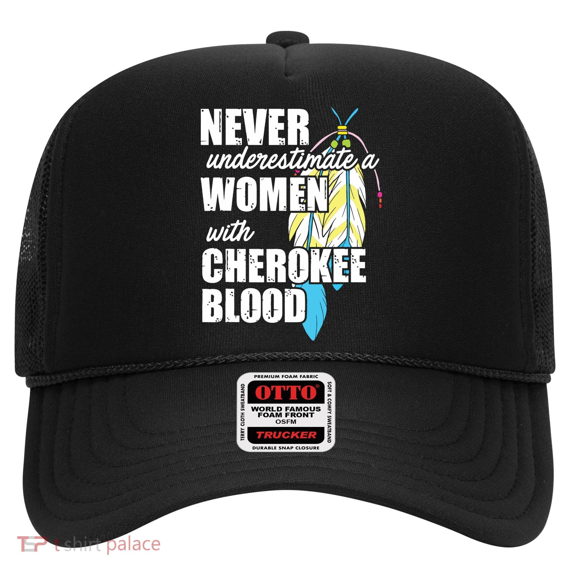 Cool Cherokee Blood Women Funny Native American Gift For Her Hat