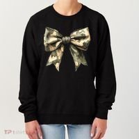 Camouflage Camo Bow Women's Sweatshirt thumb 0