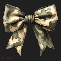 Camouflage Camo Bow Women's Sweatshirt thumb 2