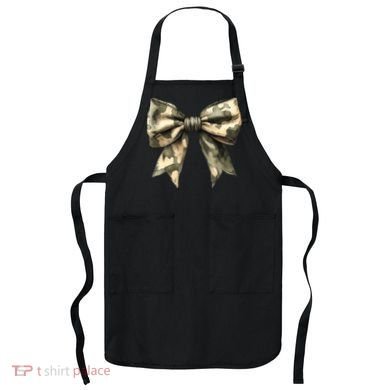 Camouflage Camo Bow Apron