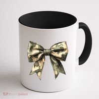 Camouflage Camo Bow Coffee Mug thumb 1