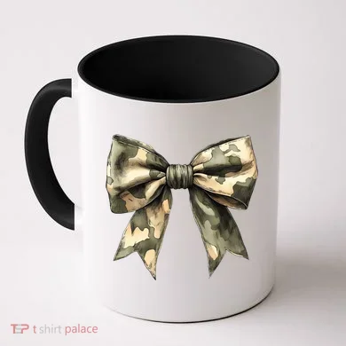 Camouflage Camo Bow Coffee Mug