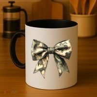 Camouflage Camo Bow Coffee Mug thumb 4