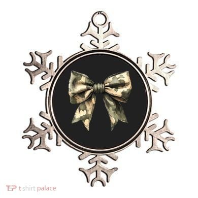 Camouflage Camo Bow Ornament