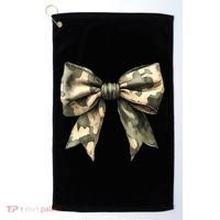 Camouflage Camo Bow Golf Towel thumb 0