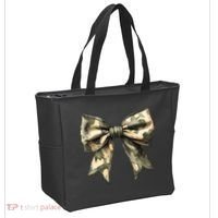 Camouflage Camo Bow Tote Bag thumb 2