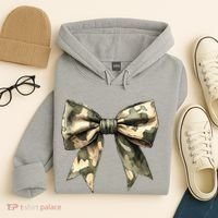 Camouflage Camo Bow Hoodie thumb 4