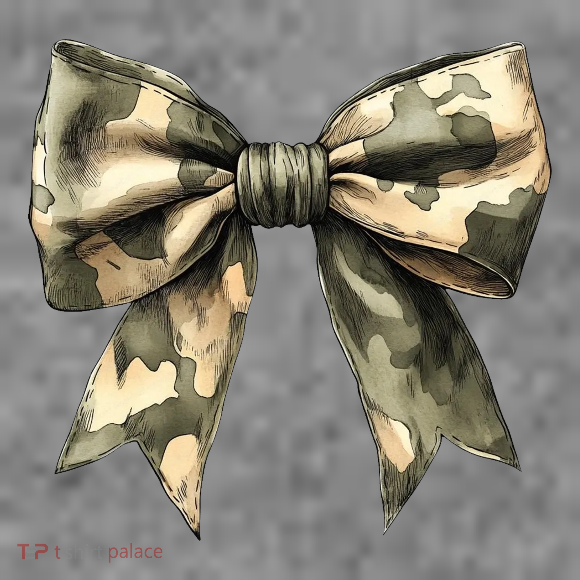 Camouflage Camo Bow Hoodie