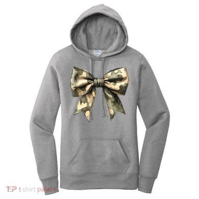 Camouflage Camo Bow Women's Hoodie