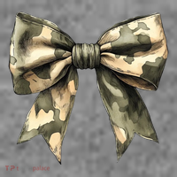 Camouflage Camo Bow Women's Hoodie thumb 2