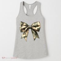 Camouflage Camo Bow Women's Tank Top thumb 0