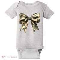 Camouflage Camo Bow Baby Bodysuit thumb 0