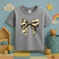 Camouflage Camo Bow Toddler T-Shirt thumb 3