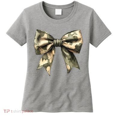 Camouflage Camo Bow Women's T-Shirt