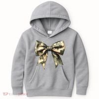 Camouflage Camo Bow Kids Hoodie thumb 0