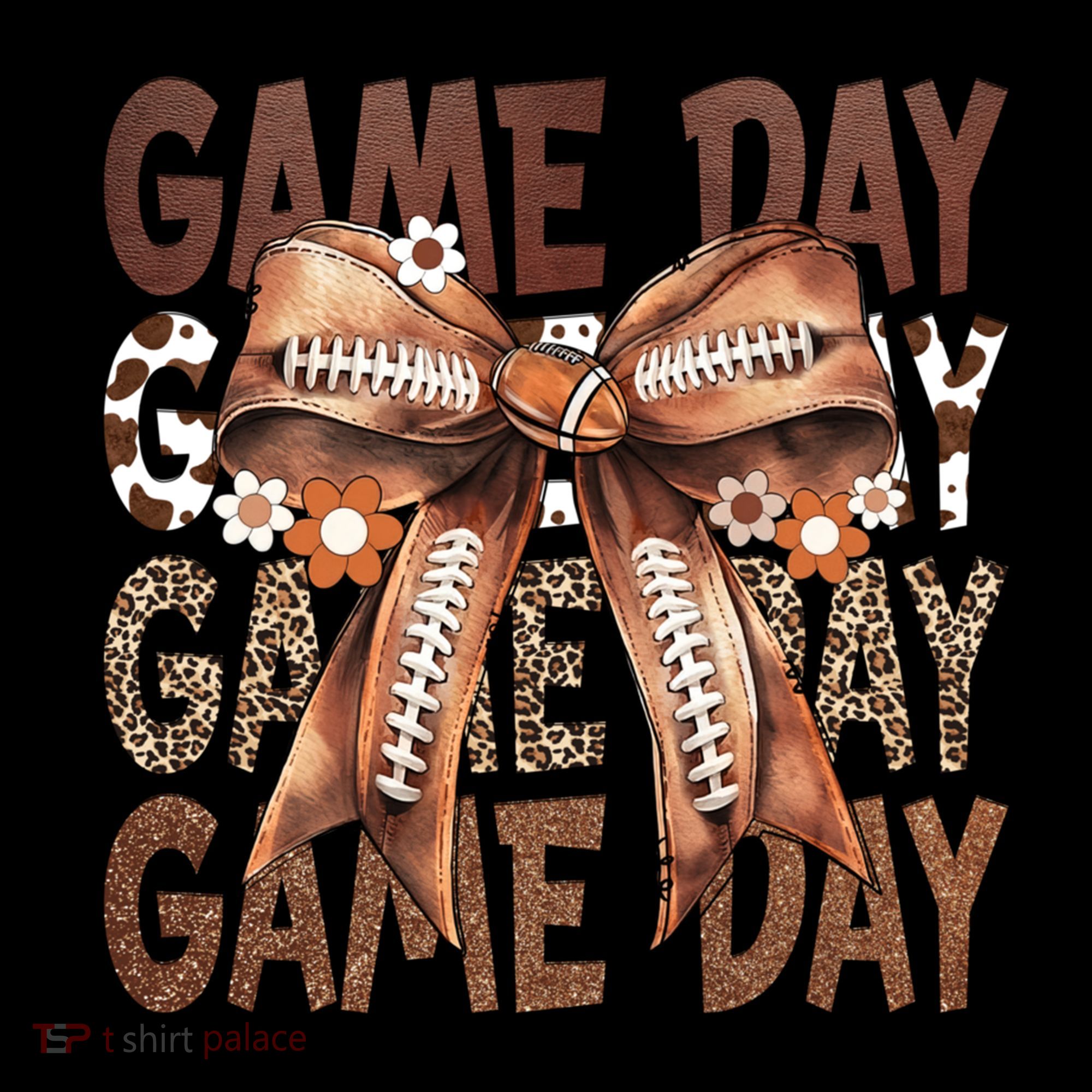 Cute Coquette Bow Football Mom Game Day Gift Coffee Mug