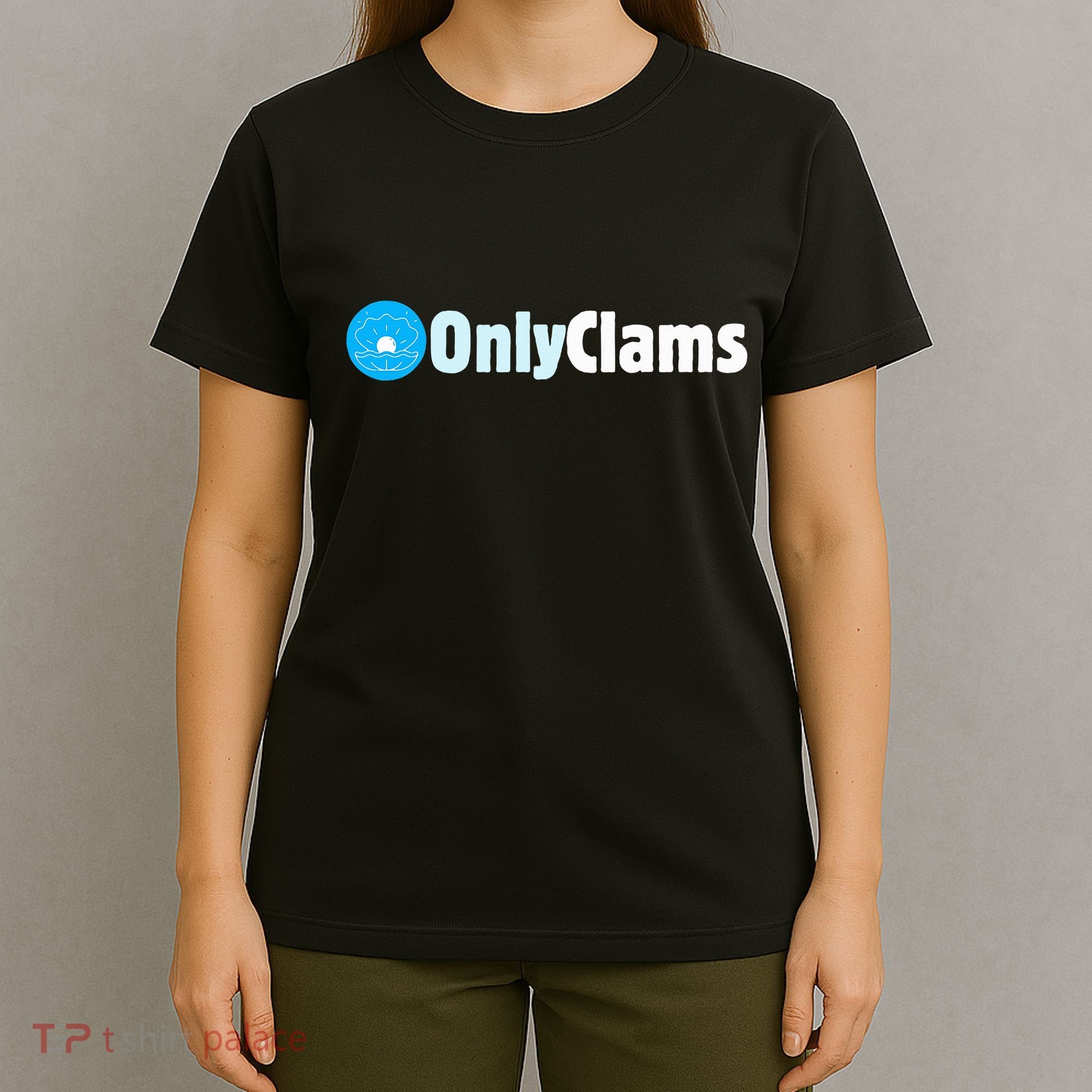 Clam Collector Beach Pun Humor Onlyclams Sea Fan T-Shirt