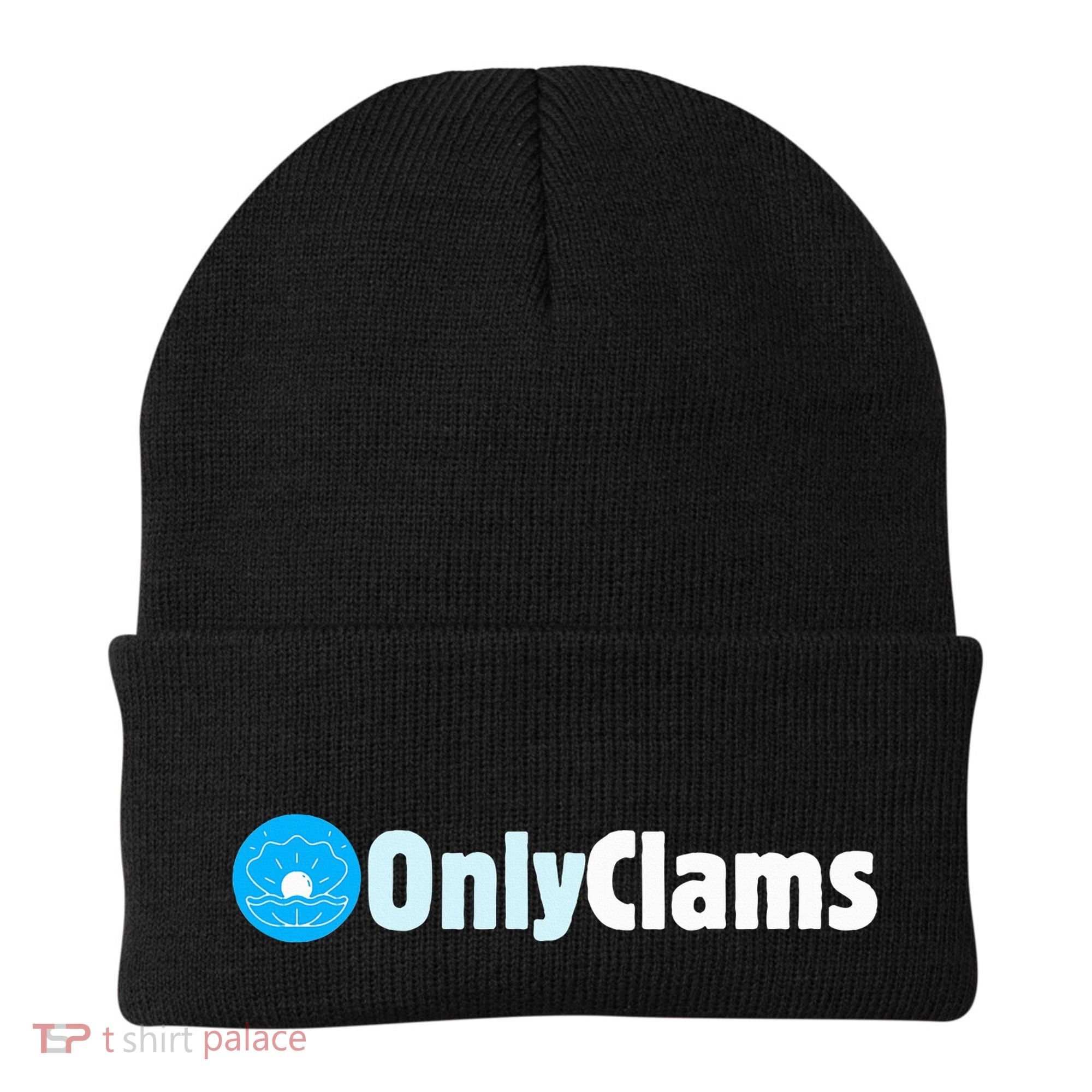 Clam Collector Beach Pun Humor Onlyclams Sea Fan Beanie