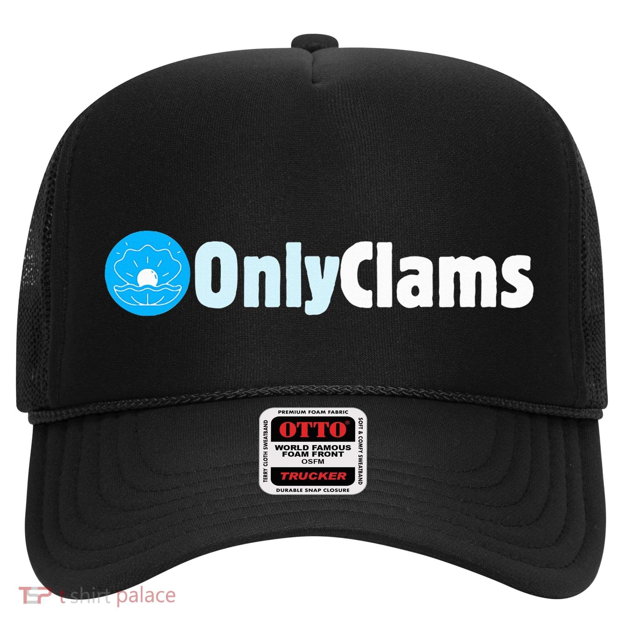 Clam Collector Beach Pun Humor Onlyclams Sea Fan Hat