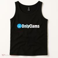 Clam Collector Beach Pun Humor Onlyclams Sea Fan Tank Top thumb 2