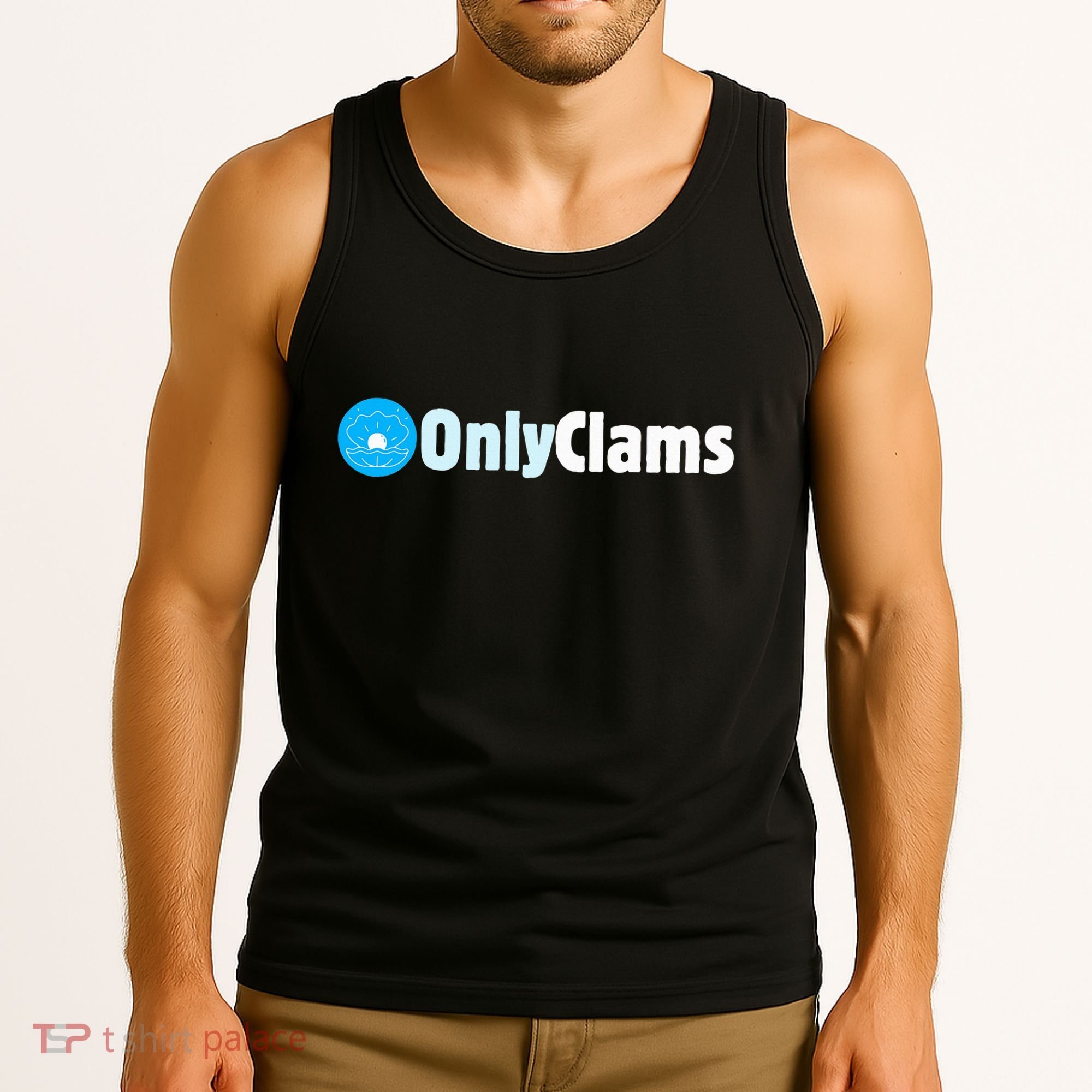 Clam Collector Beach Pun Humor Onlyclams Sea Fan Tank Top