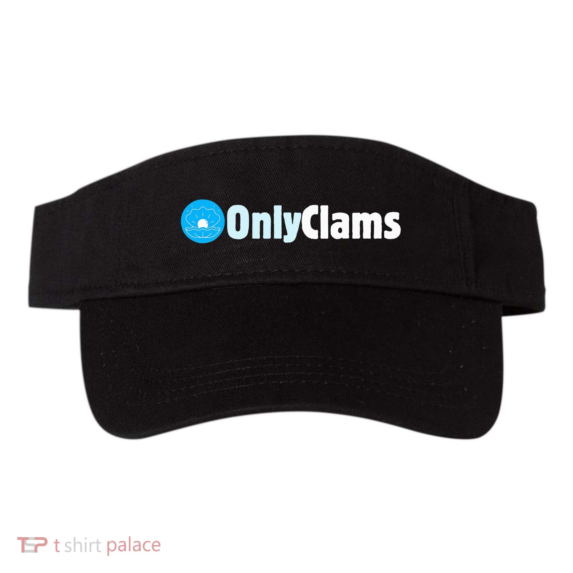 Clam Collector Beach Pun Humor Onlyclams Sea Fan Visor